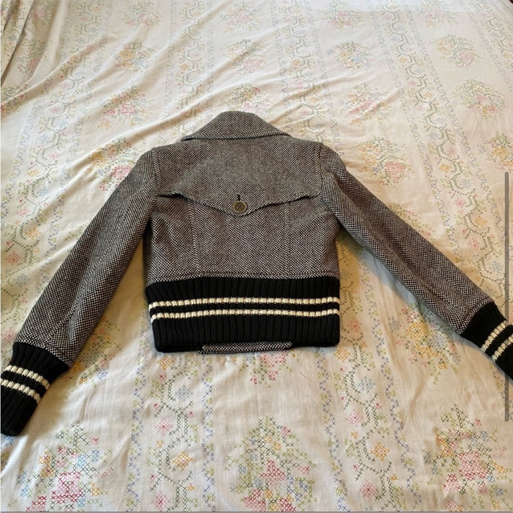 Women's A/X Armani Double Breasted Wool Coat - Picture 4 of 5